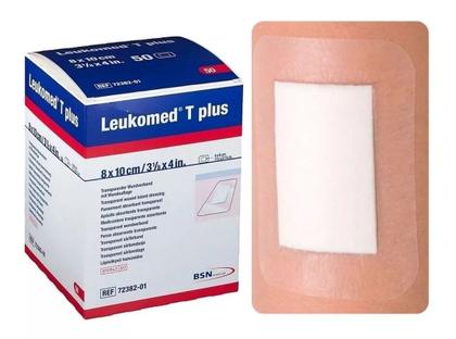 Imagem de Curativo Transparente Impermeável Com Compressa Para Feridas Machucados 8x10cm (01 Unidade)