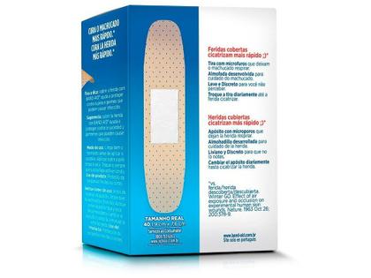 Imagem de Curativos Band Aid Transparentes 40 Unidades