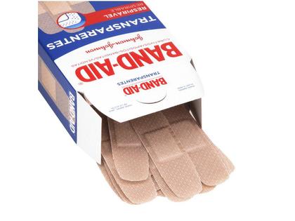 Imagem de Curativos Band Aid Transparentes 40 Unidades
