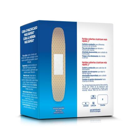 Imagem de Curativos Band Aid Transparentes Variados 30 Unidades