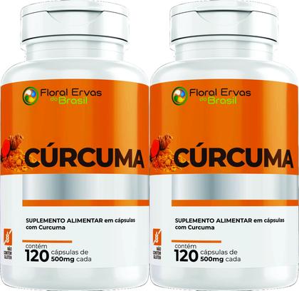 Imagem de Curcu ma A çafrão da Terra 240 Cápsulas 500 mg 2 x 120 caps