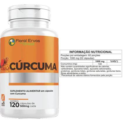 Imagem de Curcu ma A çafrão da Terra 240 Cápsulas 500 mg 2 x 120 caps