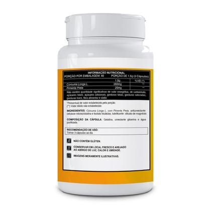 Imagem de Curcuma com Pimenta Preta 500mg 120cps