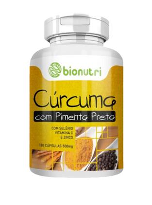 Imagem de Curcuma  com  Pimenta  Preta 500mg 120cps