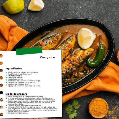 Imagem de Curry Em Pó 100% Orgânico Qualidade Superior Importada Pouch Kit 2 50g 