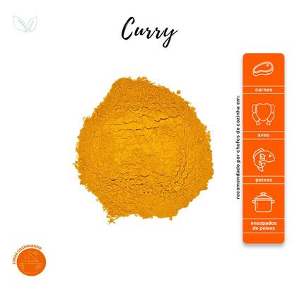 Imagem de Curry Em Pó 100% Orgânico Qualidade Superior Importada Pouch Kit 2 50g 