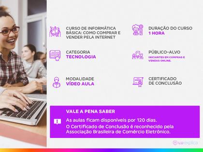 Imagem de Curso de Informática Básica: Como Comprar e Vender pela Internet - ComSchool