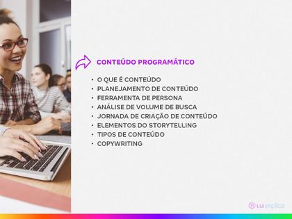 Imagem de Curso de Produção de Conteúdo para Web - ComSchool