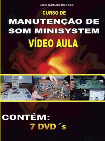 Imagem de Curso em  DVD aula físico,Manutenção em Som Minisystem. 7 volumes