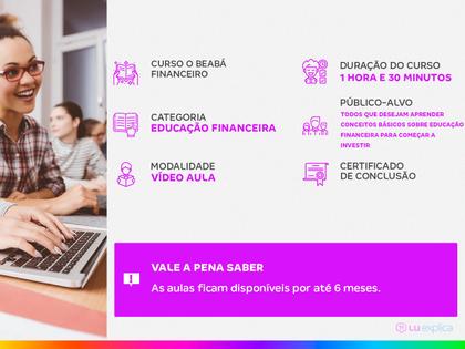 Imagem de Curso - O Beabá Financeiro - Xpeed