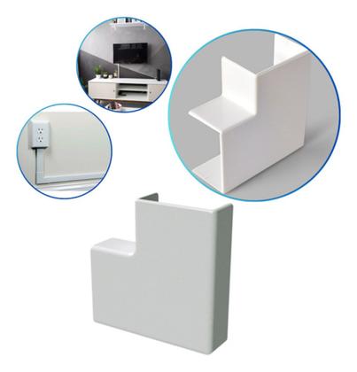 Imagem de curva 90º canal Split cb80 Perfiltec branca