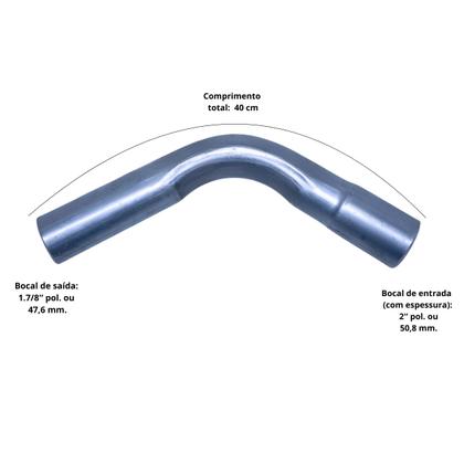 Imagem de Curva Escapamento 45 Graus 40 cm e 1.7/8 Polegadas