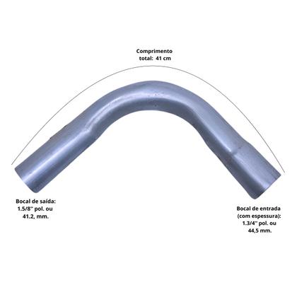 Imagem de Curva Escape Universal 90 Graus de 41 cm e 1.5/8 Polegadas