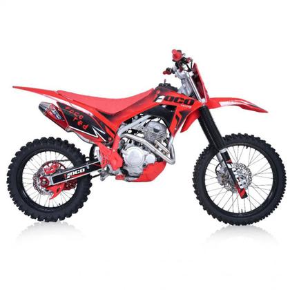 Imagem de Curva + Ponteira Foco Racing CRF 250F Red Series