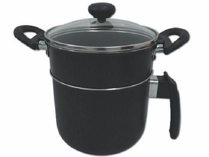 Imagem de Cuscuzeira Antiaderente Tampa De Vidro Dona Chefa