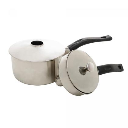 Imagem de Cuscuzeira Individual de Aço Inox 25cm x 12cm x 17,5cm