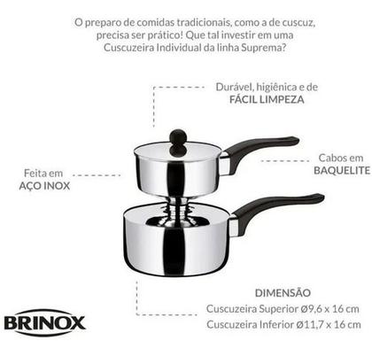 Imagem de Cuscuzeira individual inox ø91mm
