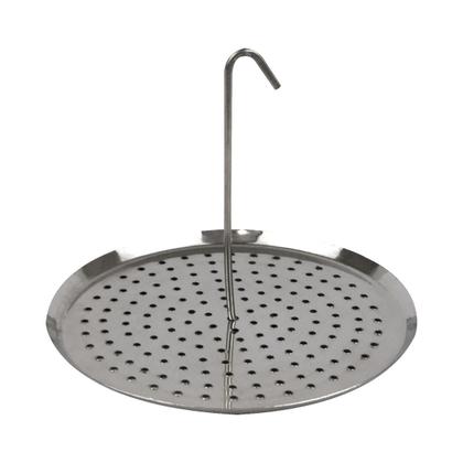 Imagem de Cuscuzeira Inox 16cm Individual Pequena Fratelli Panela De Cuscuz Nordestino Com Tampa