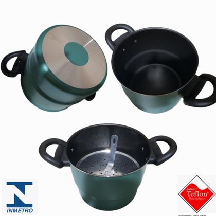 Imagem de Cuscuzeira Marcolar n16 cm Diâmetro Antiaderente 