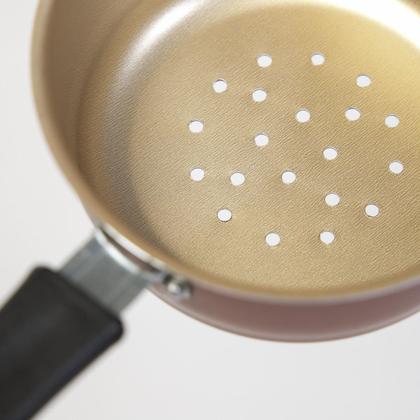 Imagem de Cuscuzeira pequena 2 em 1 Cor cereja 1,1litro Fortaleza.