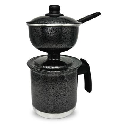 Imagem de Cuscuzeira Porção Individual Nordestino em Alumínio Craqueado 1 Porção