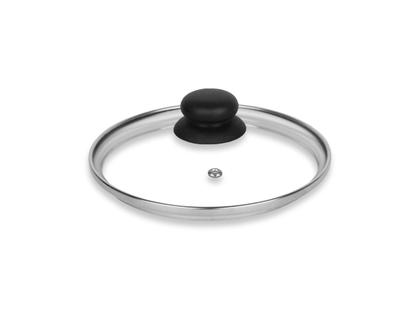 Imagem de Cuscuzeiro 14cm Preto com Tampa de Vidro - Dona Chefa