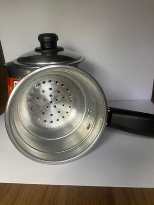 Imagem de Cuscuzeiro expresso luxo c/cabo polido