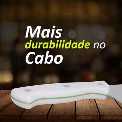 Imagem de Cutelo Açougueiro Cozinha Profissional Aço Inox 7