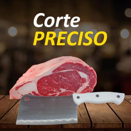 Imagem de Cutelo Açougueiro Cozinha Profissional Aço Inox 7