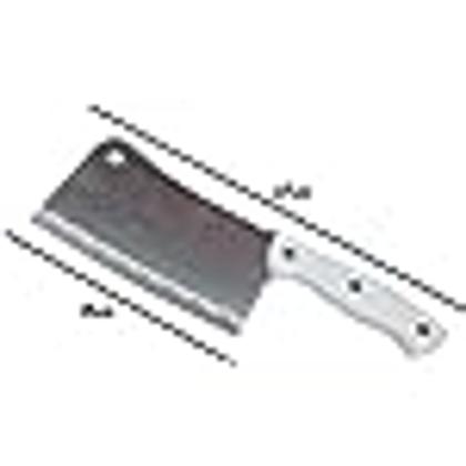 Imagem de Cutelo Açougueiro Cozinha Profissional Aço Inox 7