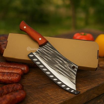 Imagem de Cutelo Damasco Artesanal Profissional com Design Robusto, Estilo Elegante e Durável  CAID8