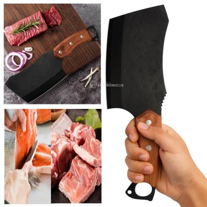 Imagem de Cutelo Damasco Potência, Estilo e Precisão para sua Cozinha Gourmet SLKJJD04