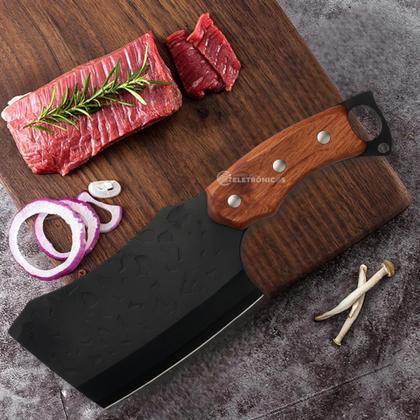 Imagem de Cutelo Damasco Potência, Estilo e Precisão para sua Cozinha Gourmet SLKJJD04