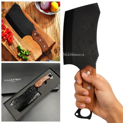 Imagem de Cutelo Damasco Potência, Estilo e Precisão para sua Cozinha Gourmet SLKJJD04