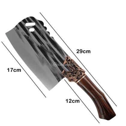 Imagem de Cutelo Profissional Luxo Artesanal Afiado Chef Cozinha Churrasco SLKAF105