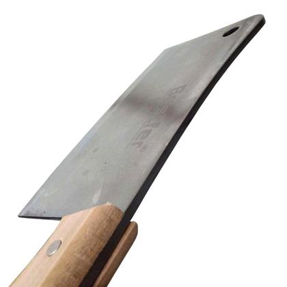 Imagem de Cutelo Tipo Artesanal Aço Manganês 5,5 Mm Full Tang 8 Pol