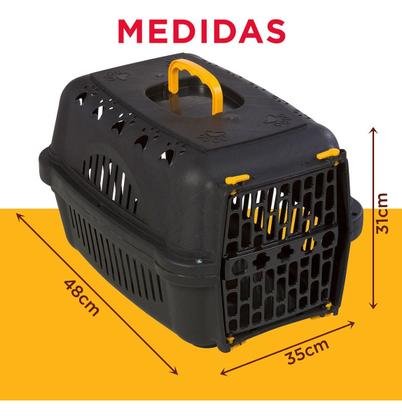 Imagem de Cx transp 2 black amarela