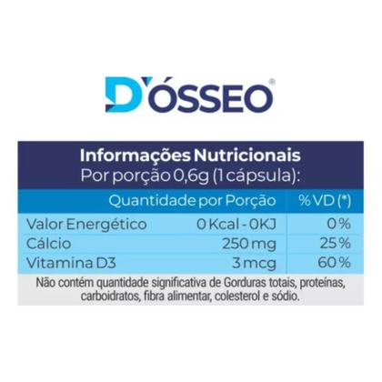 Imagem de D'Ósseo D3  - 30 Comprimidos -  Massime 