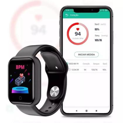 Imagem de D20 Relógio Digital Smart Watch Atualizado e Fone sem Fio Bluetooth i12