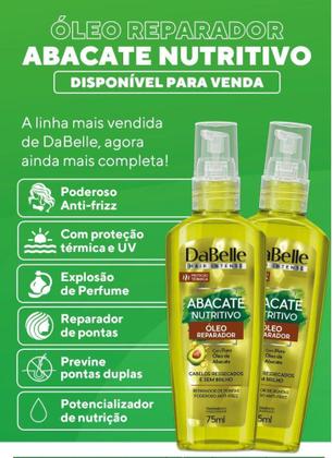 Imagem de DaBelle Hair Intense Abacate Nutritivo- Óleo Reparador 75ml