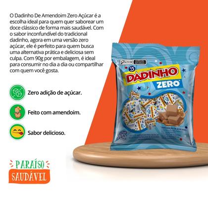 Imagem de Dadinho De Amendoim Zero Açúcar - 90g