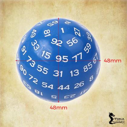 Imagem de Dado D100 Vermelho - RPG