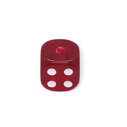 Imagem de Dado Vermelho Transparente Guia Zé Pilintra Umbanda Unidade