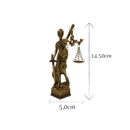Imagem de Dama da justiça de resina  14cm 