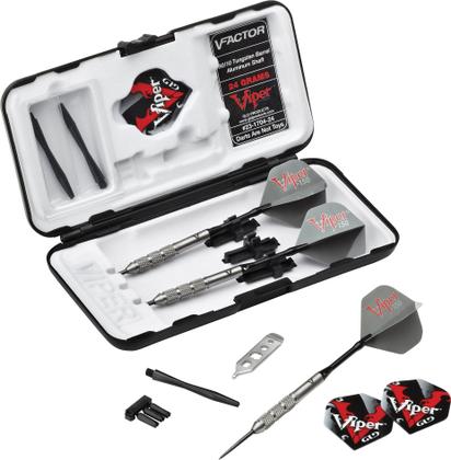 Imagem de Dardos com ponta de aço Viper V-Factor 90% Tungstênio 24g com estojo