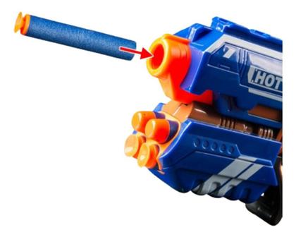 Imagem de Dardos De Eva Compatíveis Com Nerf Com Ventosa 100 Unidades Refil De Espuma Macia Para Brinquedo Seguro E Reposição