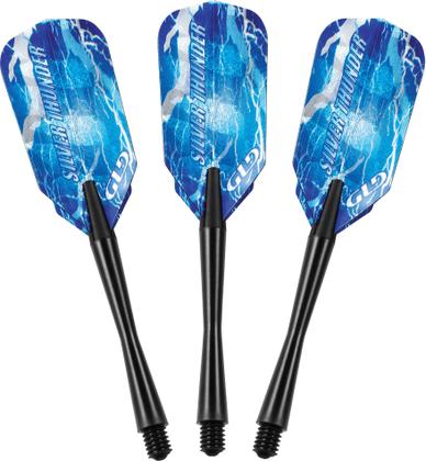 Imagem de Dardos de ponta macia Viper Silver Thunder 18 g com 2 faixas serrilhadas