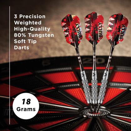 Imagem de Dardos Soft Tip Viper Bully 80% tungstênio 18 g com estojo