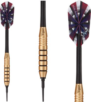 Imagem de Dardos Viper Elite Brass Soft Tip 20g para dardos eletrônicos