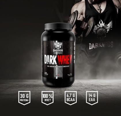 Imagem de Dark Whey (900g) - Sabor: Morango